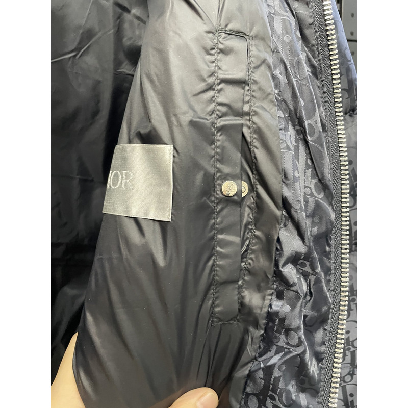 D*or oblique down jacket grey