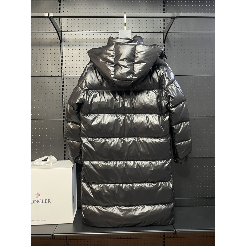 Moncler Hooded Padded Coat Black