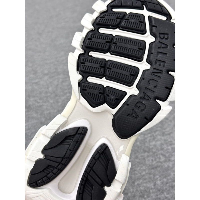 Ba*len*cia*ga Ba*len*cia*ga x ad*s track forum sneakers in white/black