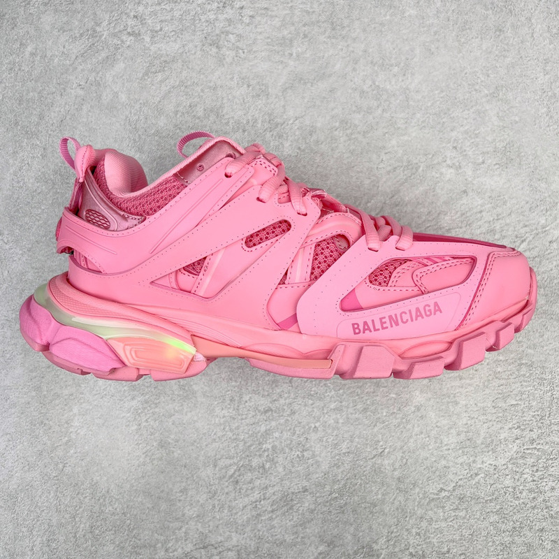 Ba*len*cia*ga led track sneakers in pink