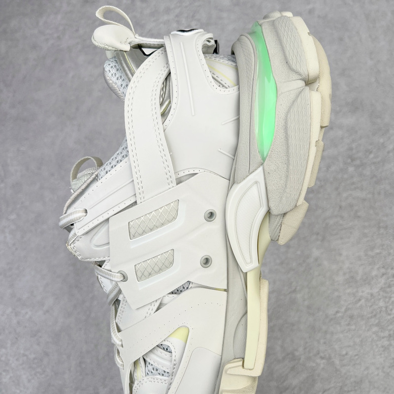 Ba*len*cia*ga led track sneakers in white