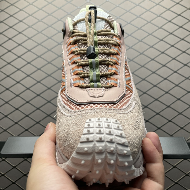 Moncler Trailgrip Sneakers Beige,Pink And Orange