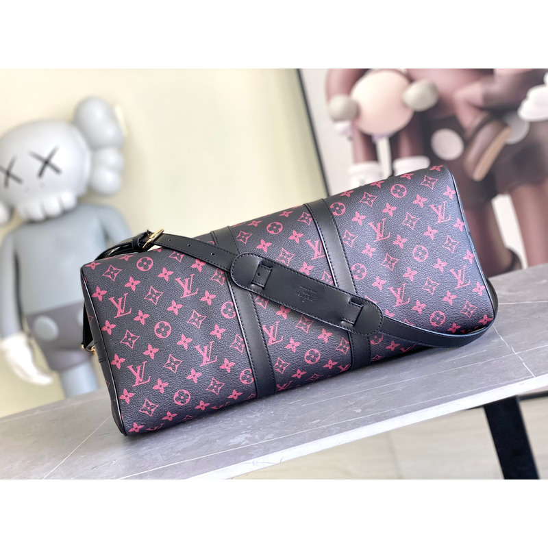 l**is V*t*n keepall monogram 45 black and pink