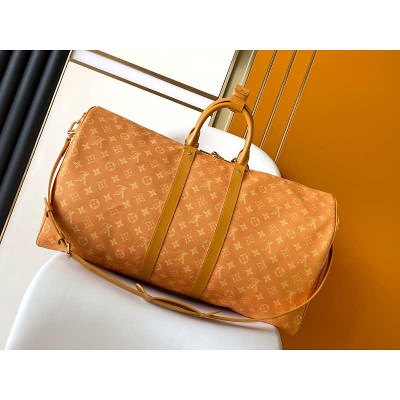 l**is V*t*n keepall bandouliere monogram 50 ocre