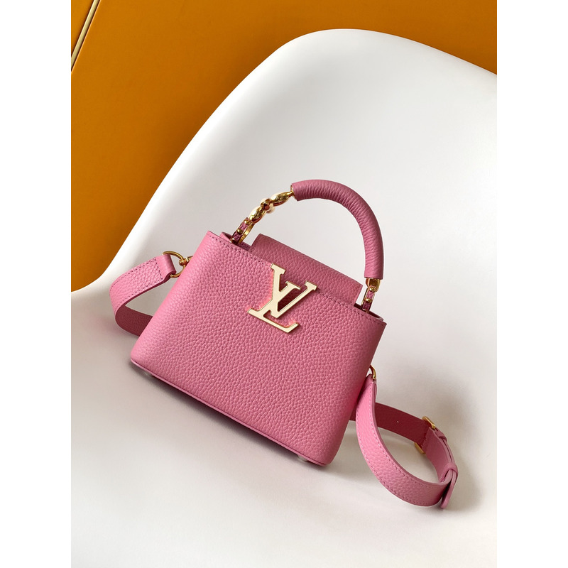 l**is V*t*n capucines east-west mini in light pink