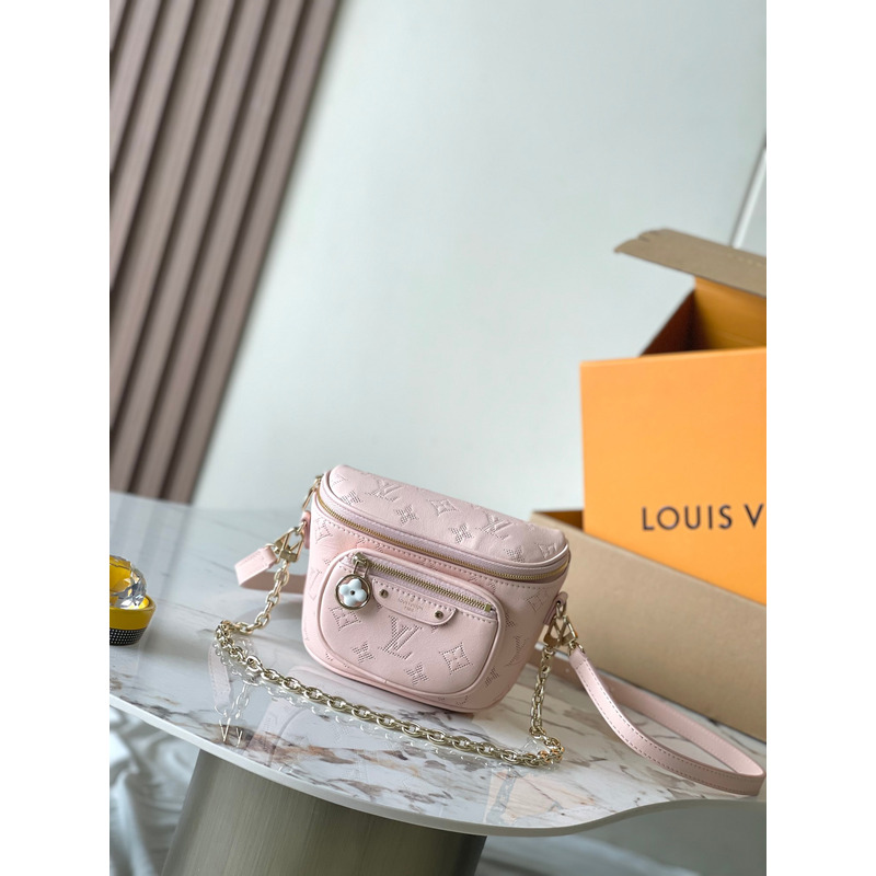 l**is V*t*n mini bumbag in pink