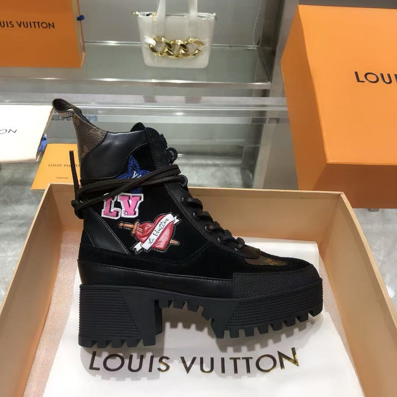 Louis Vuitton Black High Heels Women