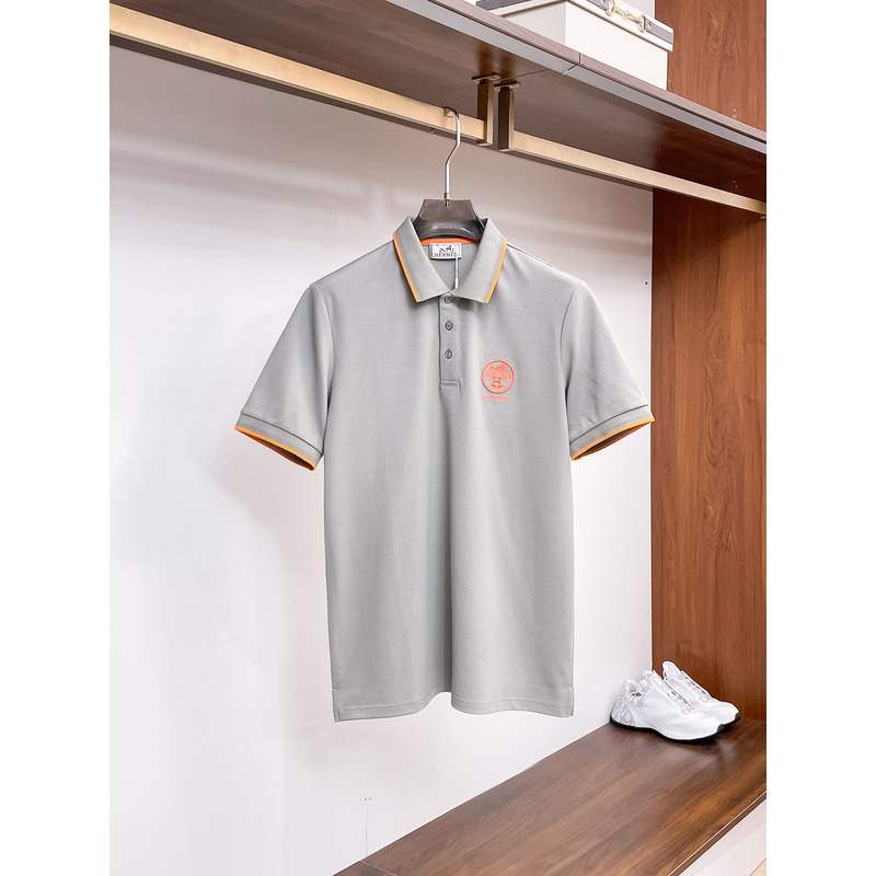 Hermès Polo Shirts Grey