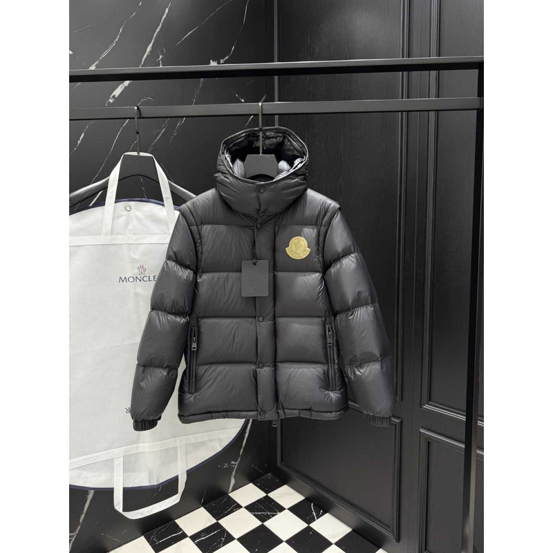 Moncler Cyclone Men\'s 2-in-1 Down Jacket In Black