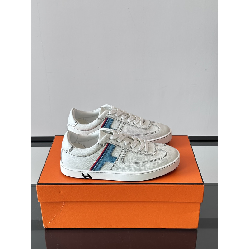 Hermes Boomerang Sneaker White & Blue