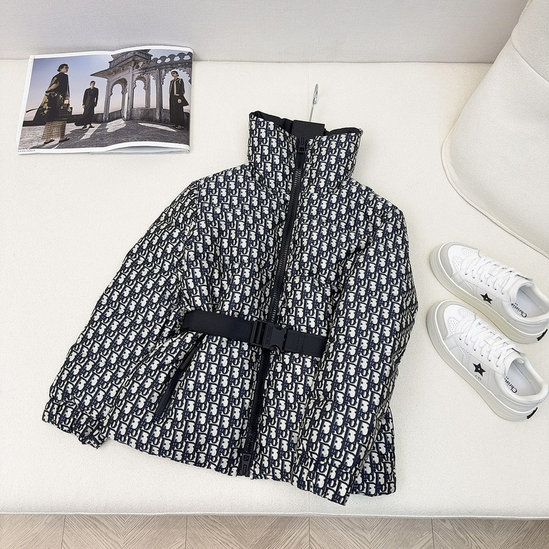 Dior Dioralps Jacket In White And Black