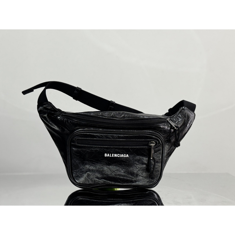 Balenciaga Beltbag In Black Patent Leather