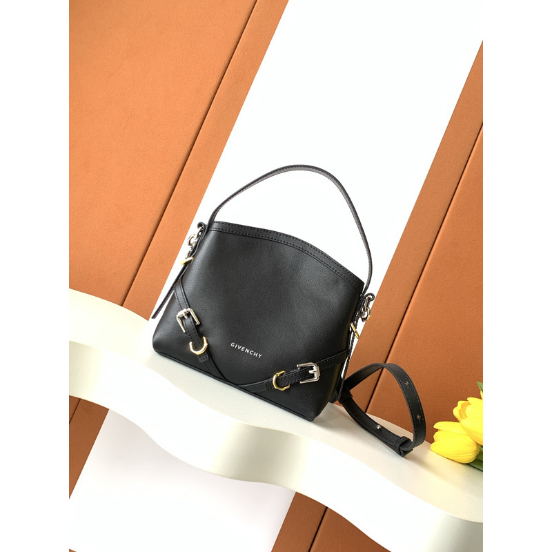 Givenchy Nano Voyou Bag In Black Leather