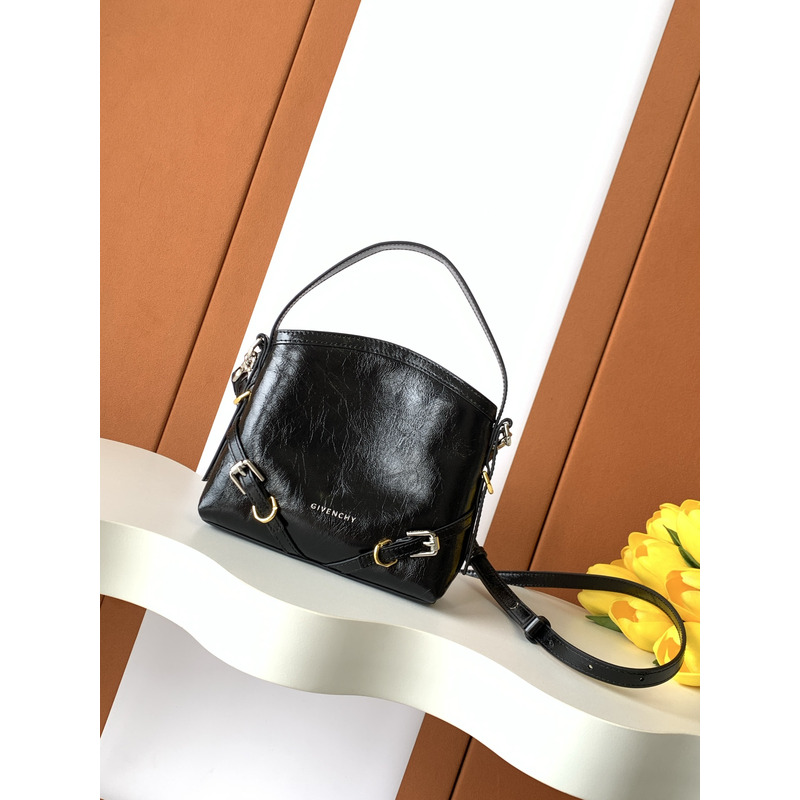 Givenchy Nano Voyou Bag In Black Leather