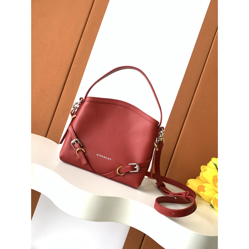 Givenchy Nano Voyou Bag In Red Leather