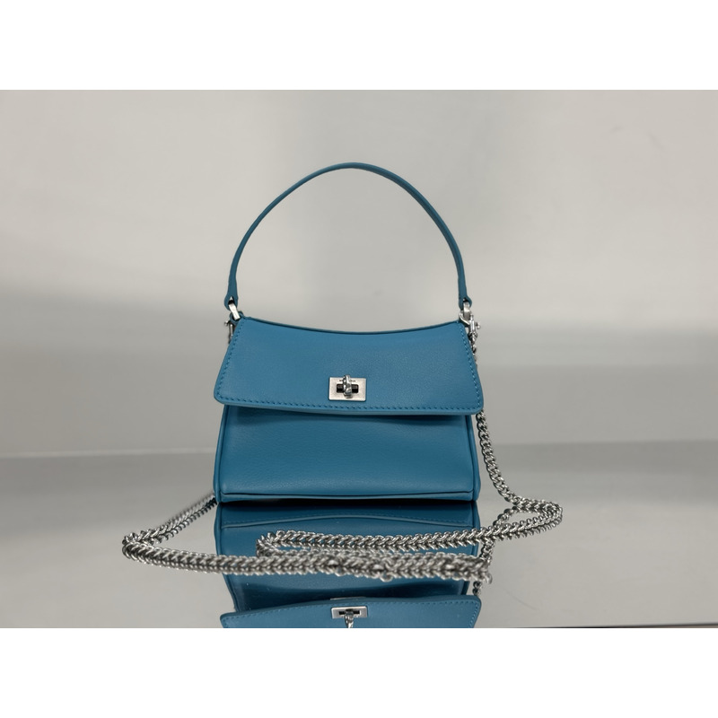 Balenciaga Rodeo Handbag Small In Cloudy Blue