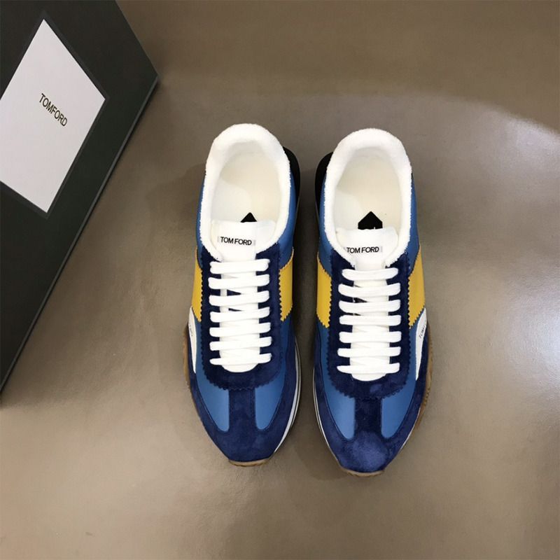 Tom Ford SUEDE AND NYLON JAMES SNEAKER