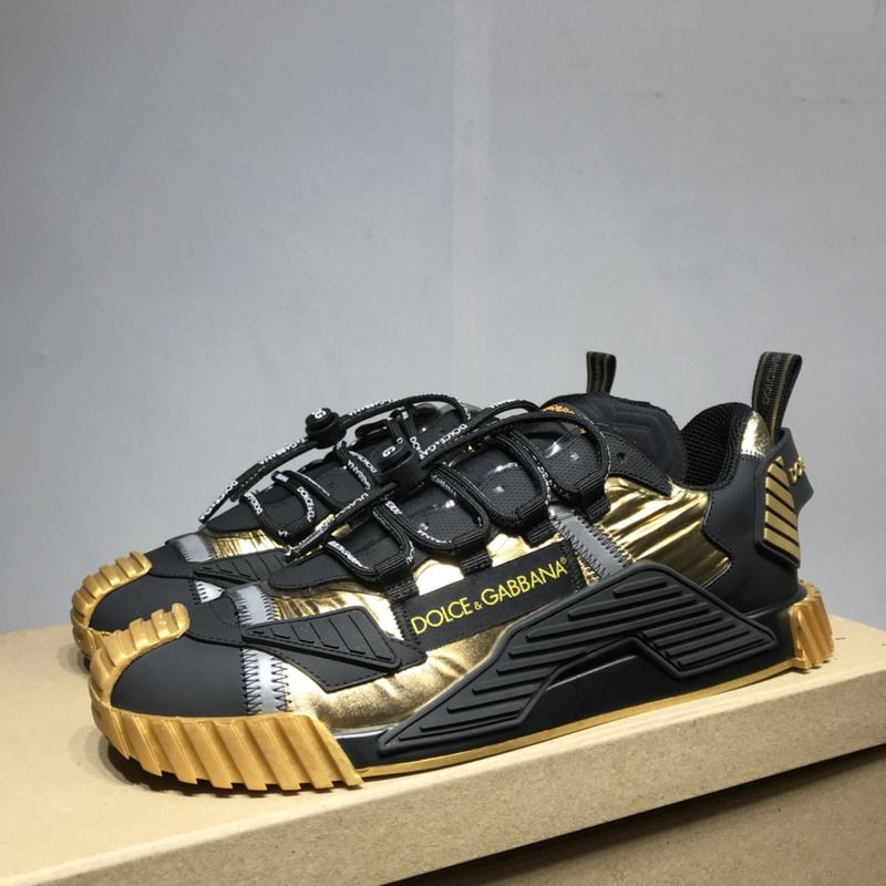 Dolce & Gabbana Sorrento Men''s Gold Trainers