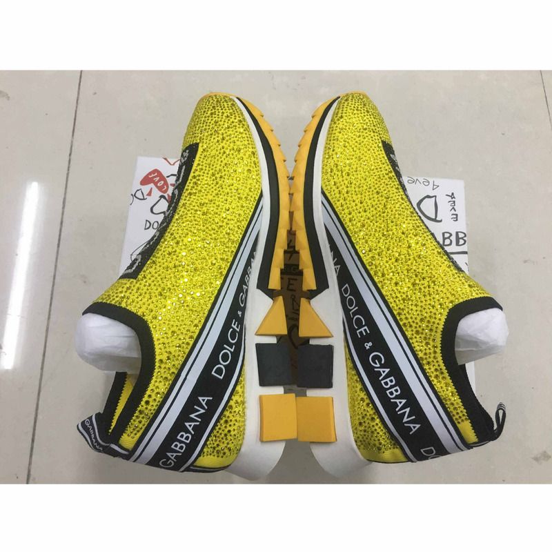 Dolce & Gabbana Yellow Sneakers