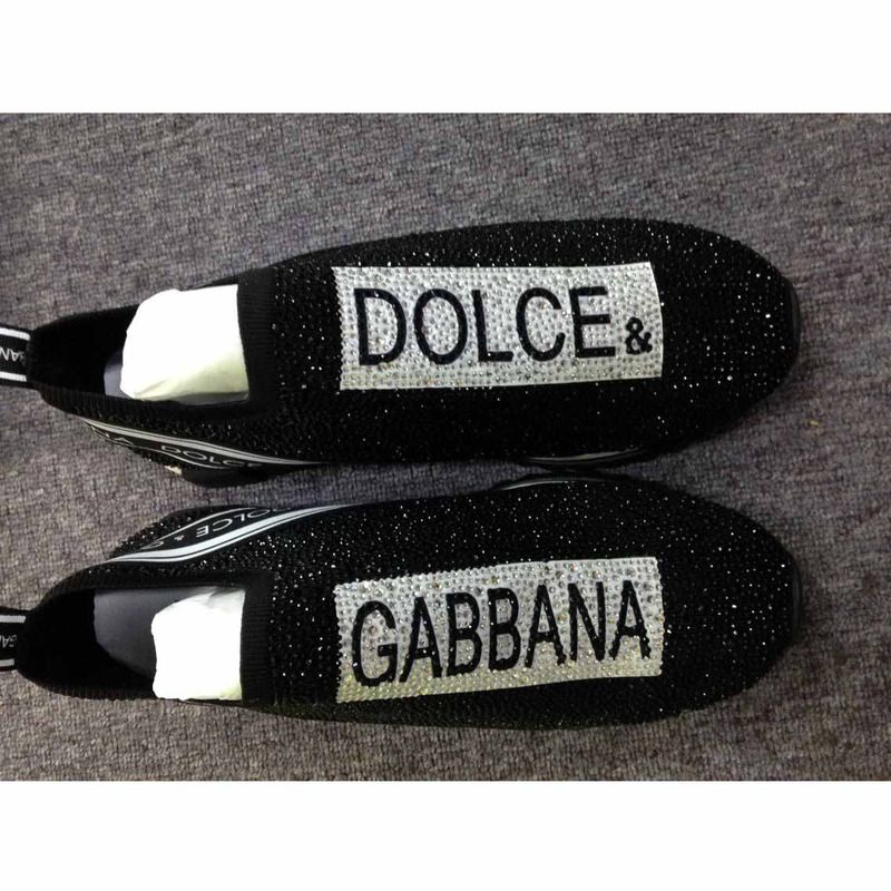 Dolce & Gabbana Sorrento Sneakers With Fusible Crystals