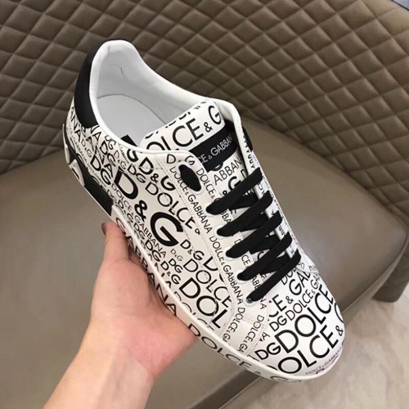 Dolce & Gabbana Logo Print Sneaker(White)