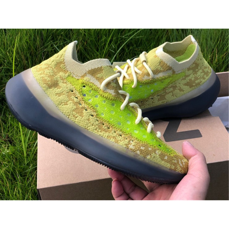 Ad*s yeezy 380 hylte glow fluorescent green fz4990 sneakers men women