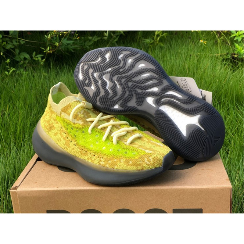 Ad*s yeezy 380 hylte glow fluorescent green fz4990 sneakers men women