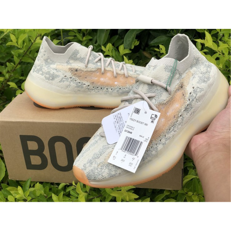 Ad*s yeezy 380 yecoraite peach powder gy2649 sneakers men women