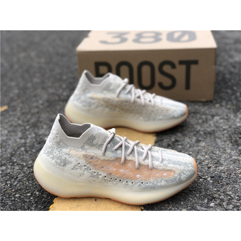 Ad*s yeezy 380 yecoraite peach powder gy2649 sneakers men women