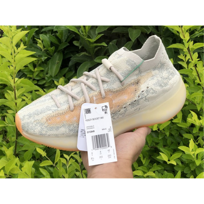 Ad*s yeezy 380 yecoraite peach powder gy2649 sneakers men women