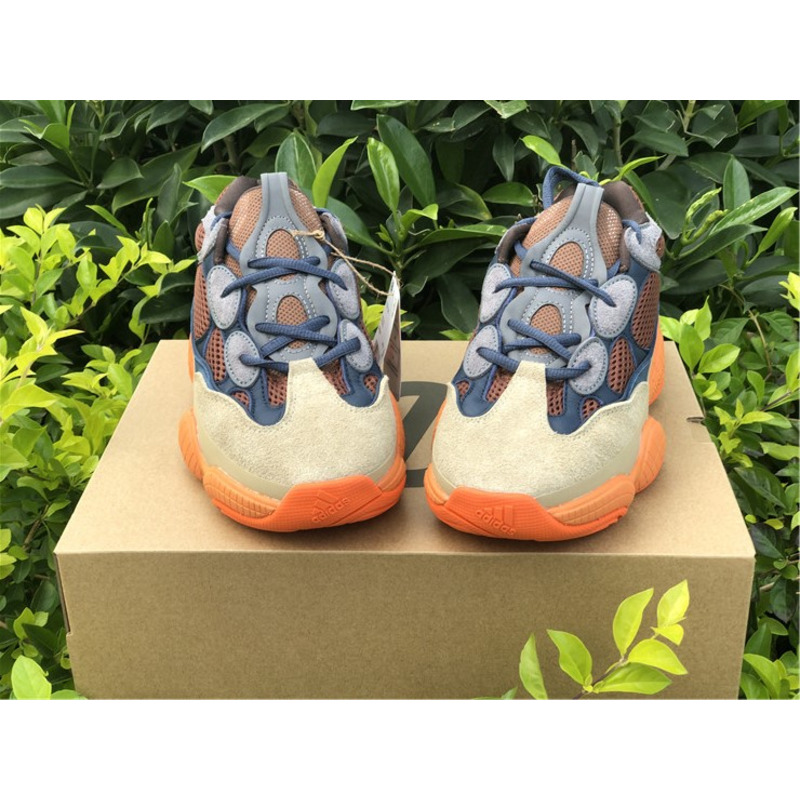 Ad*s yeezy 500 khaki orange enflame gz5541 sneakers men women