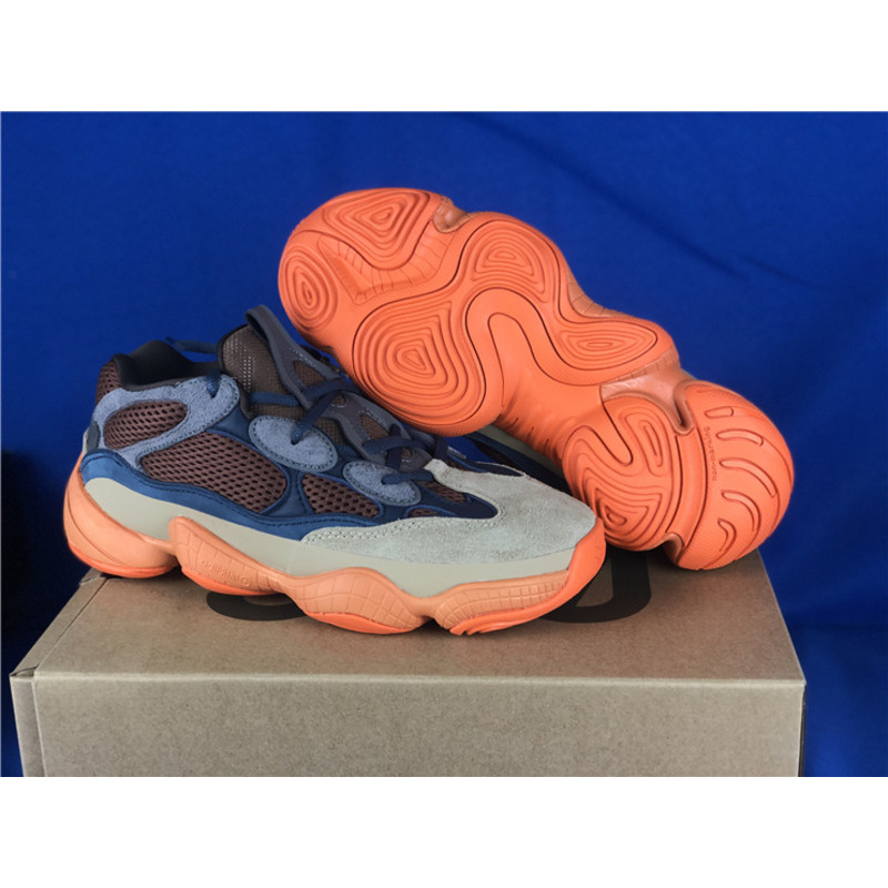 Ad*s yeezy 500 khaki orange enflame gz5541 sneakers men women