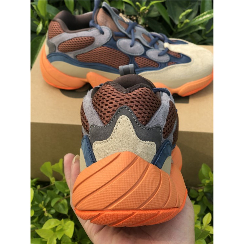 Ad*s yeezy 500 khaki orange enflame gz5541 sneakers men women