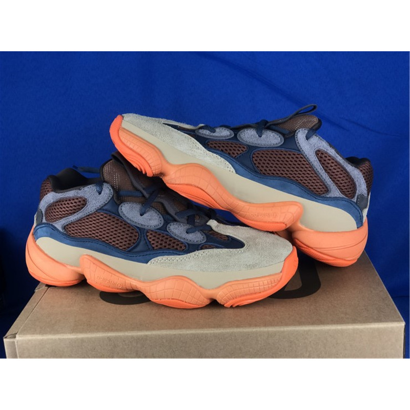 Ad*s yeezy 500 khaki orange enflame gz5541 sneakers men women