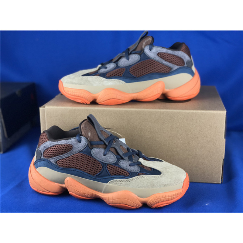 Ad*s yeezy 500 khaki orange enflame gz5541 sneakers men women