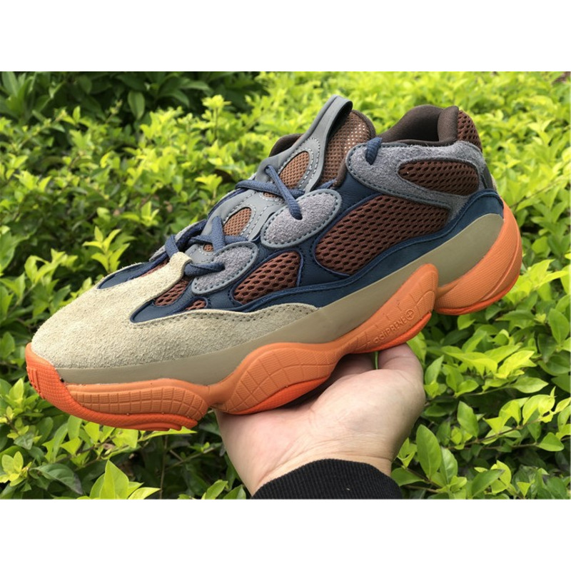 Ad*s yeezy 500 khaki orange enflame gz5541 sneakers men women