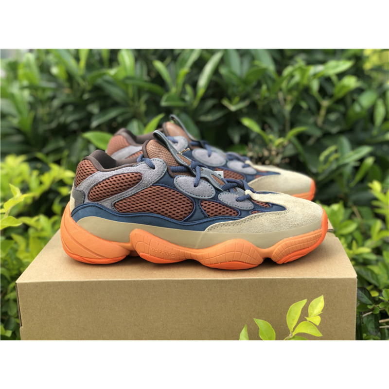 Ad*s yeezy 500 khaki orange enflame gz5541 sneakers men women