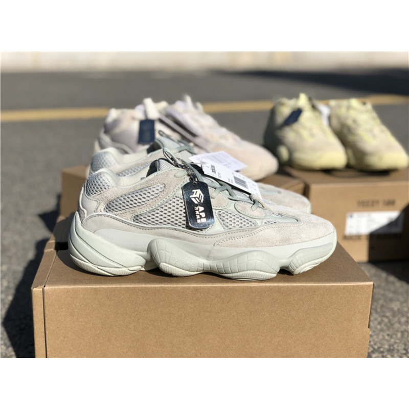 Ad*s yeezy 500 salt light green 7287 sneakers men women