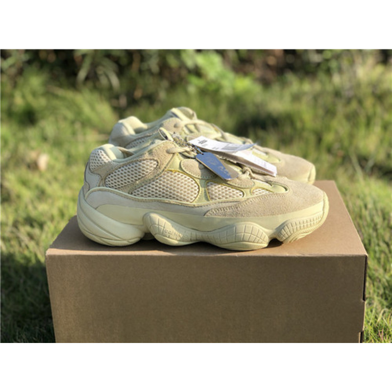 Ad*s yeezy 500 super moon yellow light yellow 2966 sneakers men women