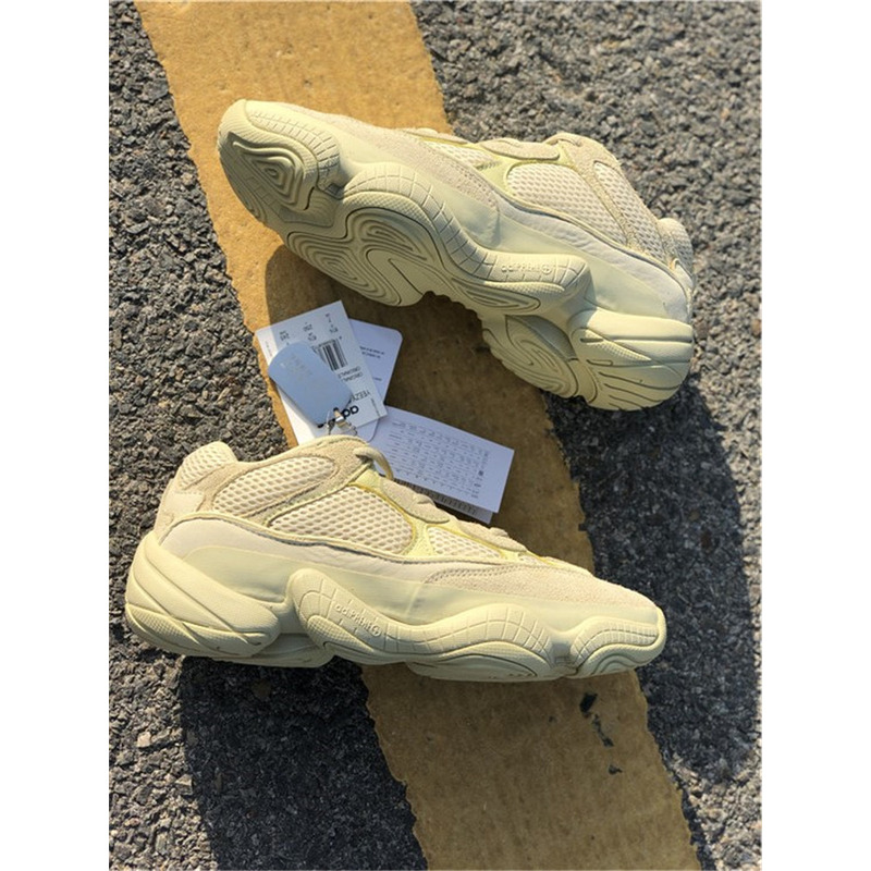 Ad*s yeezy 500 super moon yellow light yellow 2966 sneakers men women