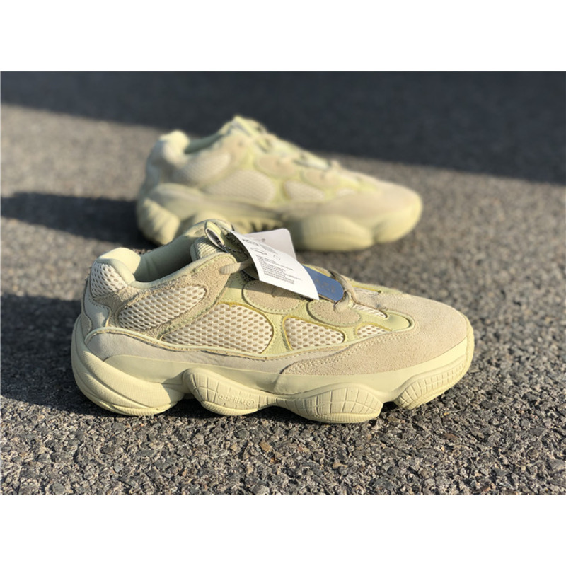 Ad*s yeezy 500 super moon yellow light yellow 2966 sneakers men women