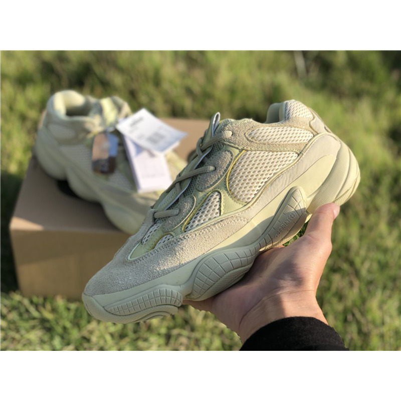 Ad*s yeezy 500 super moon yellow light yellow 2966 sneakers men women