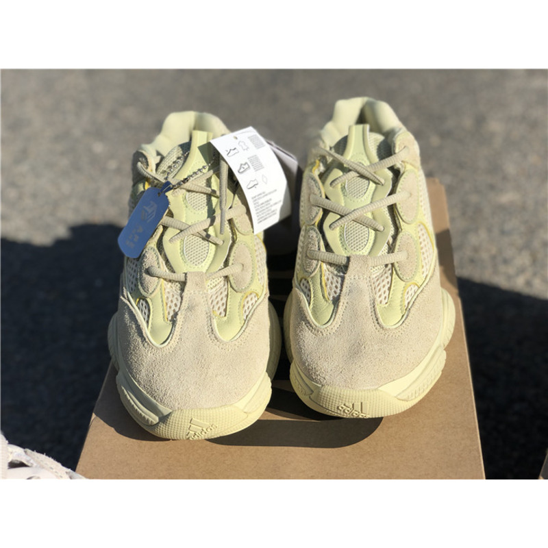 Ad*s yeezy 500 super moon yellow light yellow 2966 sneakers men women