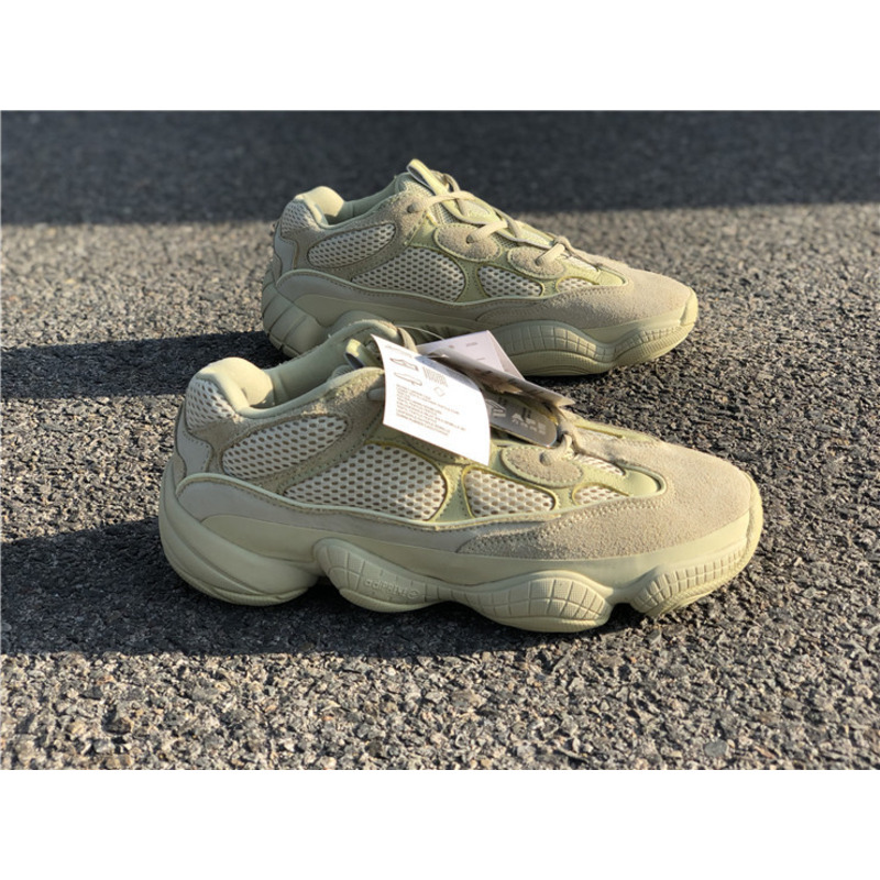 Ad*s yeezy 500 super moon yellow light yellow 2966 sneakers men women