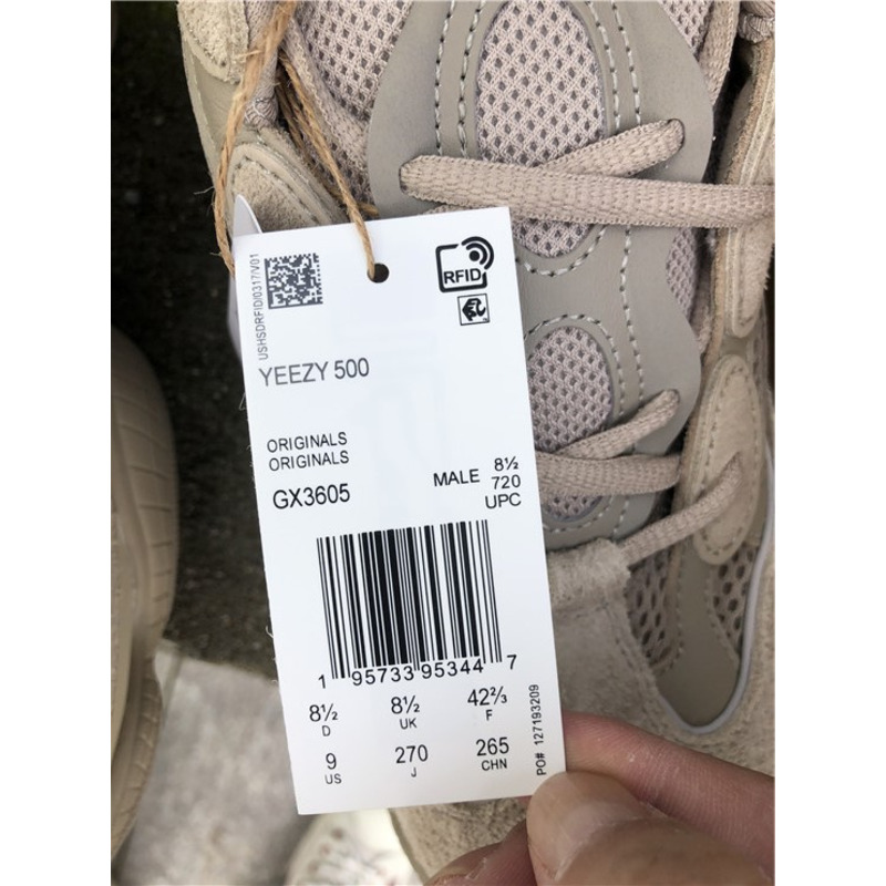 Ad*s yeezy 500 taupe light taupe light gx3605 sneakers men women