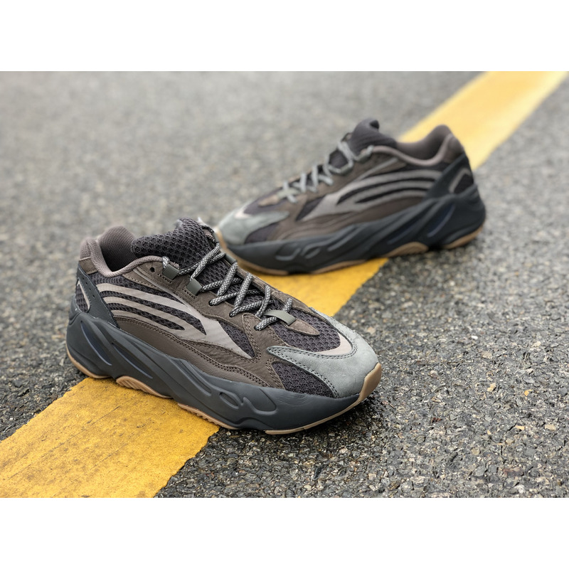 Ad*s yeezy 700 black dark brown eg6860 sneakers men women