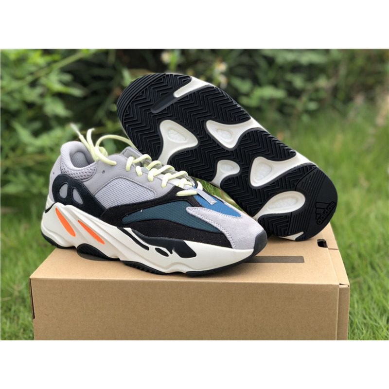 Ad*s yeezy 700 gray blue b75571 sneakers men women