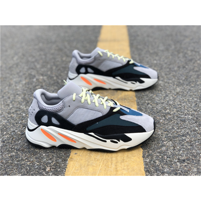 Ad*s yeezy 700 gray blue b75571 sneakers men women