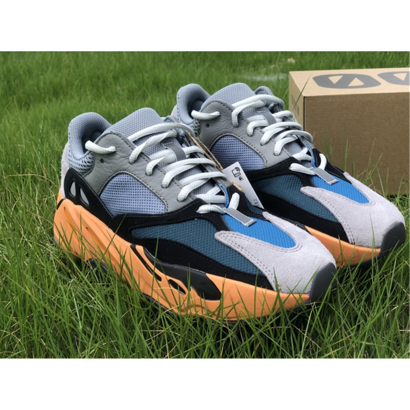 Ad*s yeezy 700 gray blue orange gw0296 sneakers men women