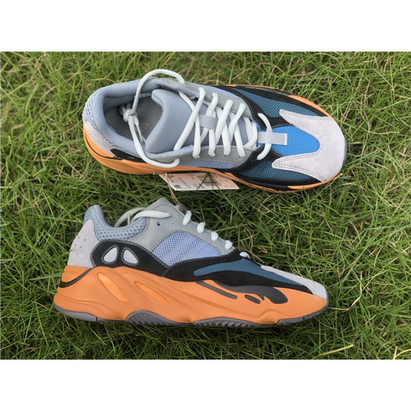 Ad*s yeezy 700 gray blue orange gw0296 sneakers men women